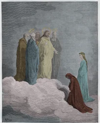 Paradiso, Canto 26: St John Examines Dante Concerning Love, Illustration from The Divine Comedy by Dante Alighieri